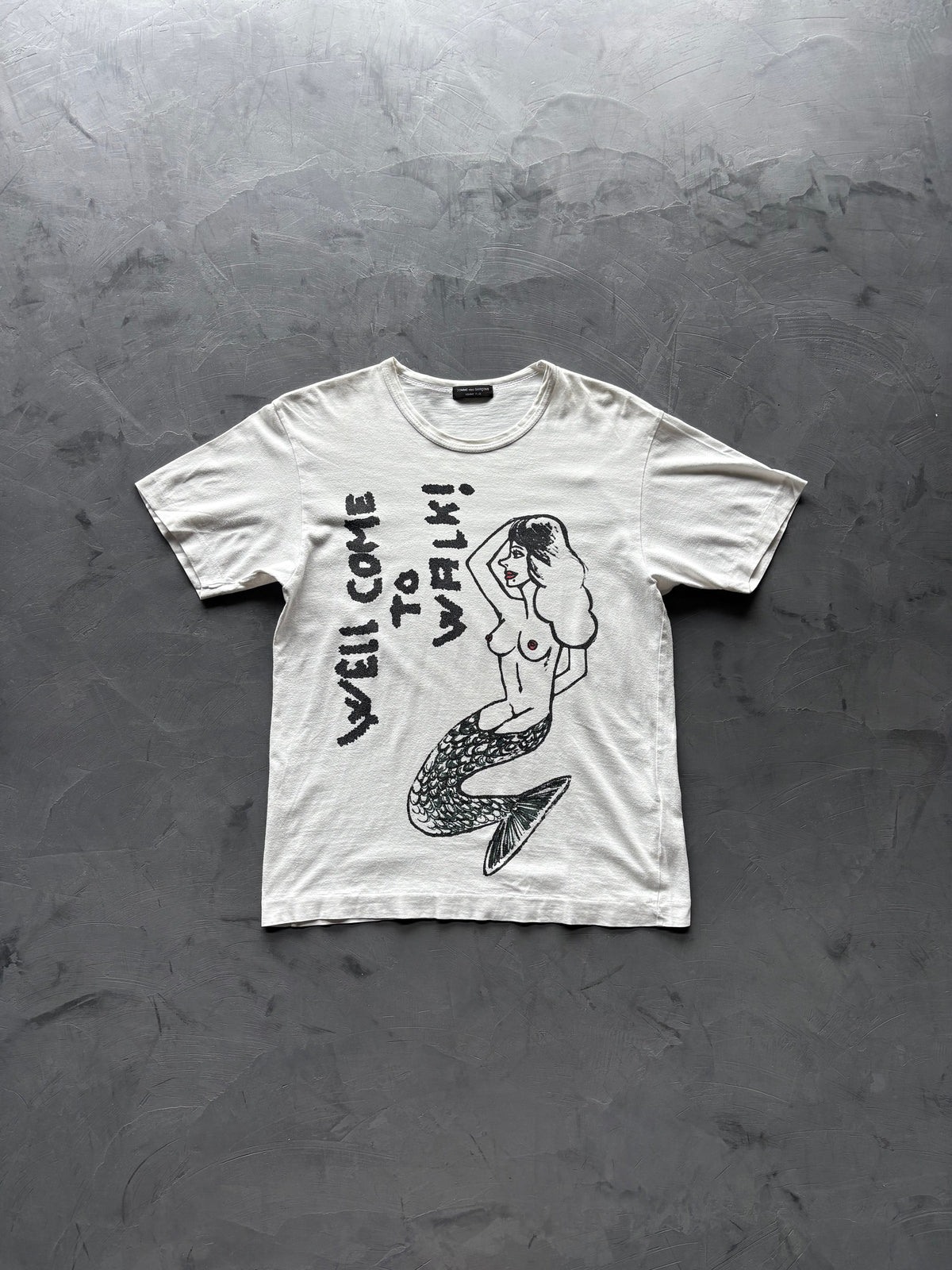 SS04 "Well Come To Walk" Mermaid Graphic T-Shirt