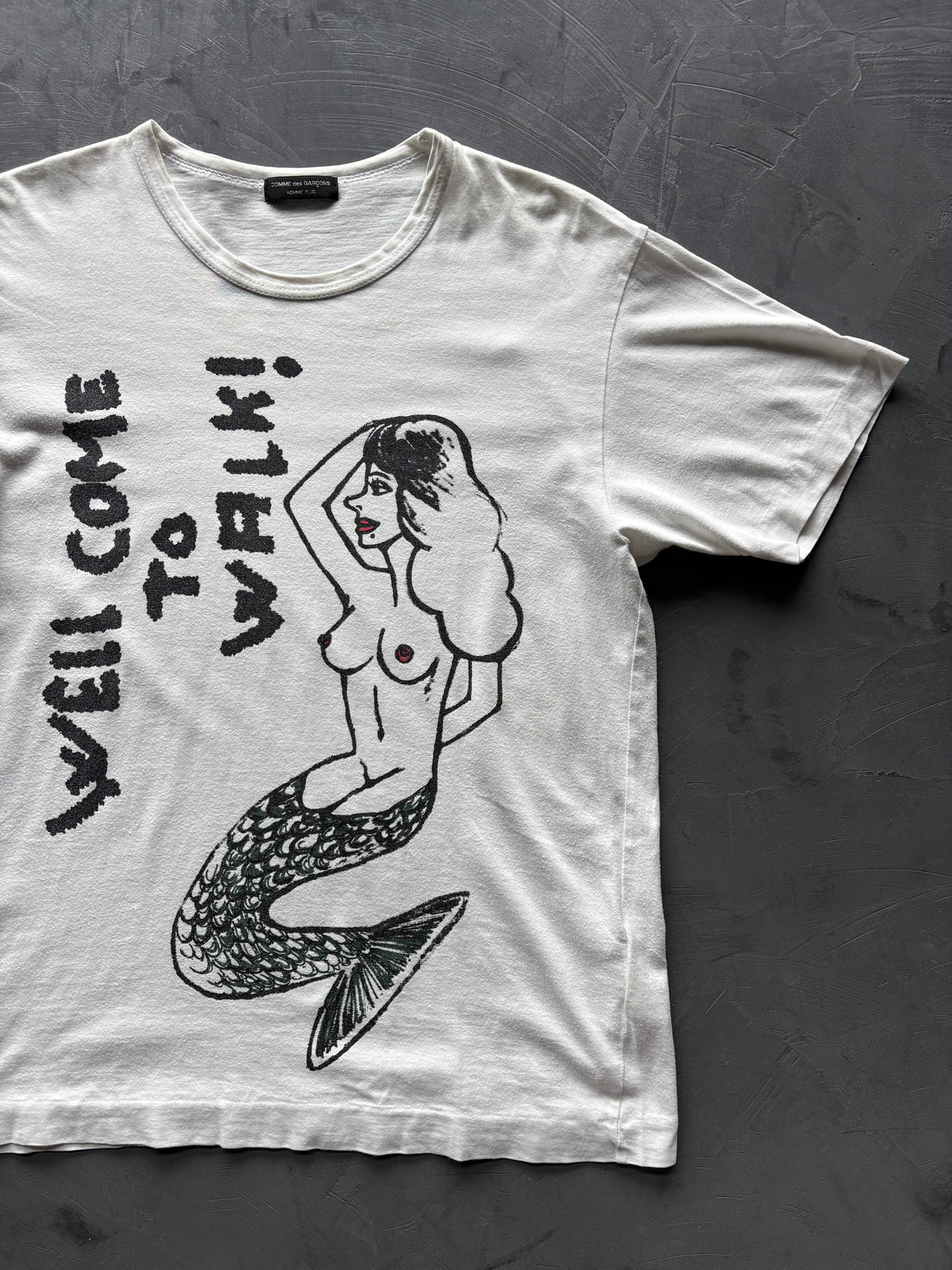 SS04 "Well Come To Walk" Mermaid Graphic T-Shirt