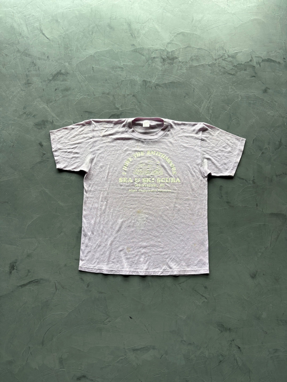 Graphic "Sea & Ski Scuba" Purple T-Shirt
