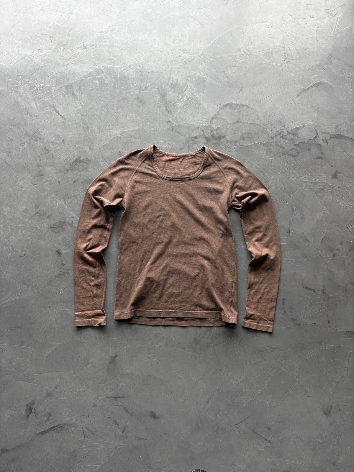 Faded Brown L/S T-Shirt