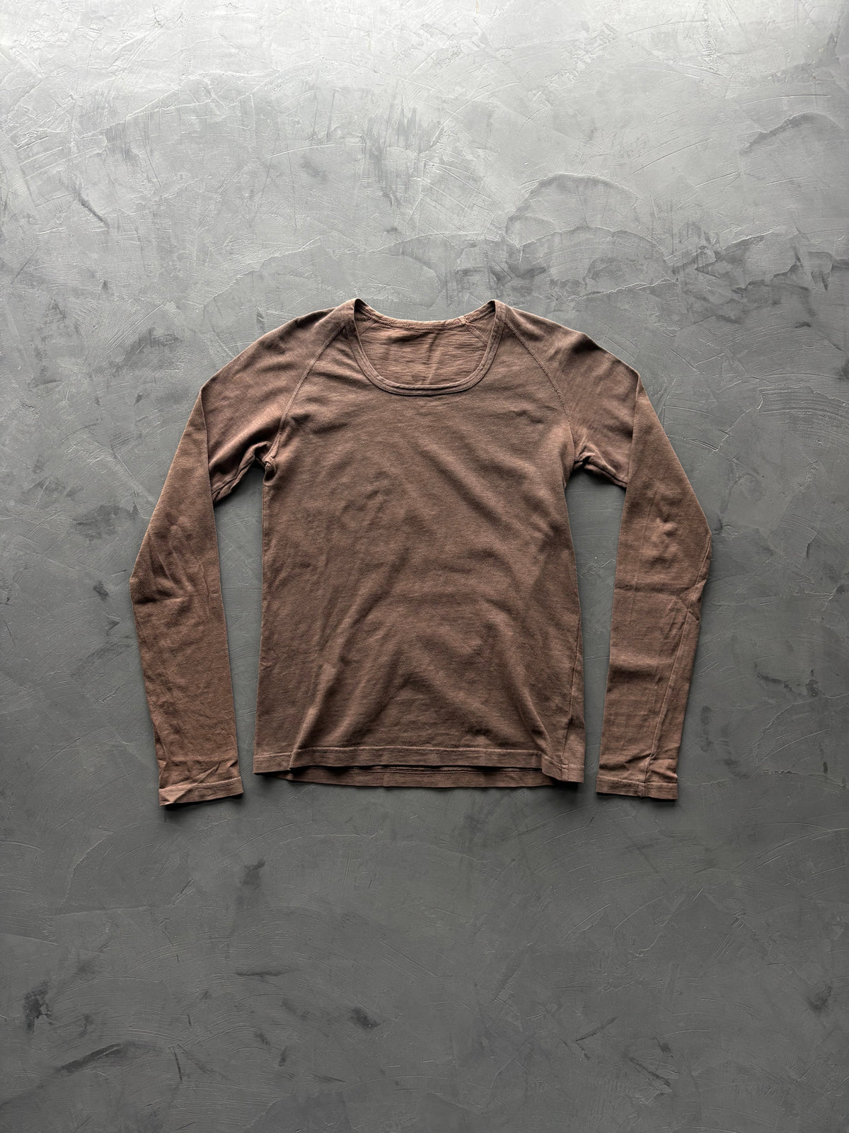 Faded Brown L/S T-Shirt
