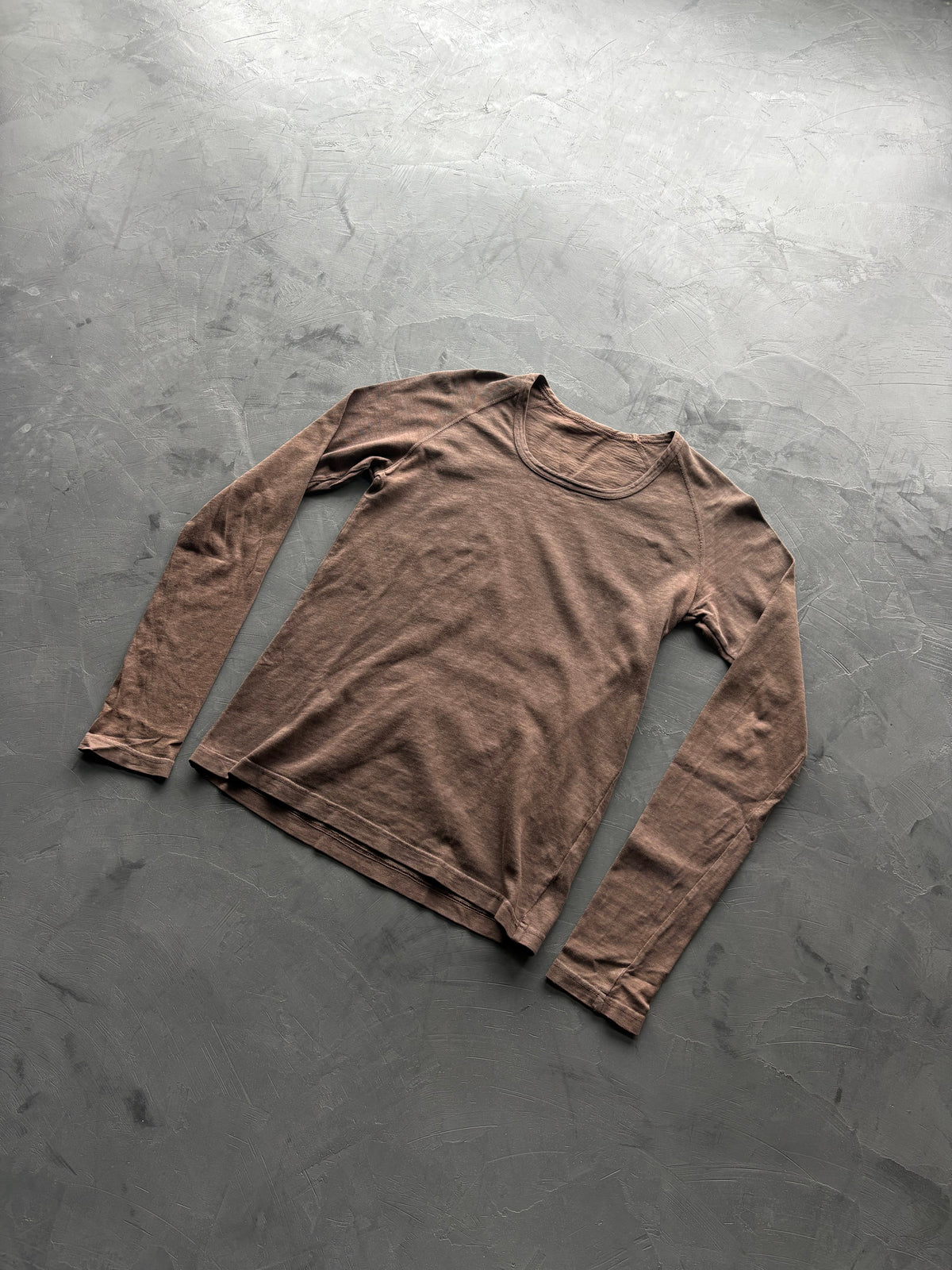 Faded Brown L/S T-Shirt