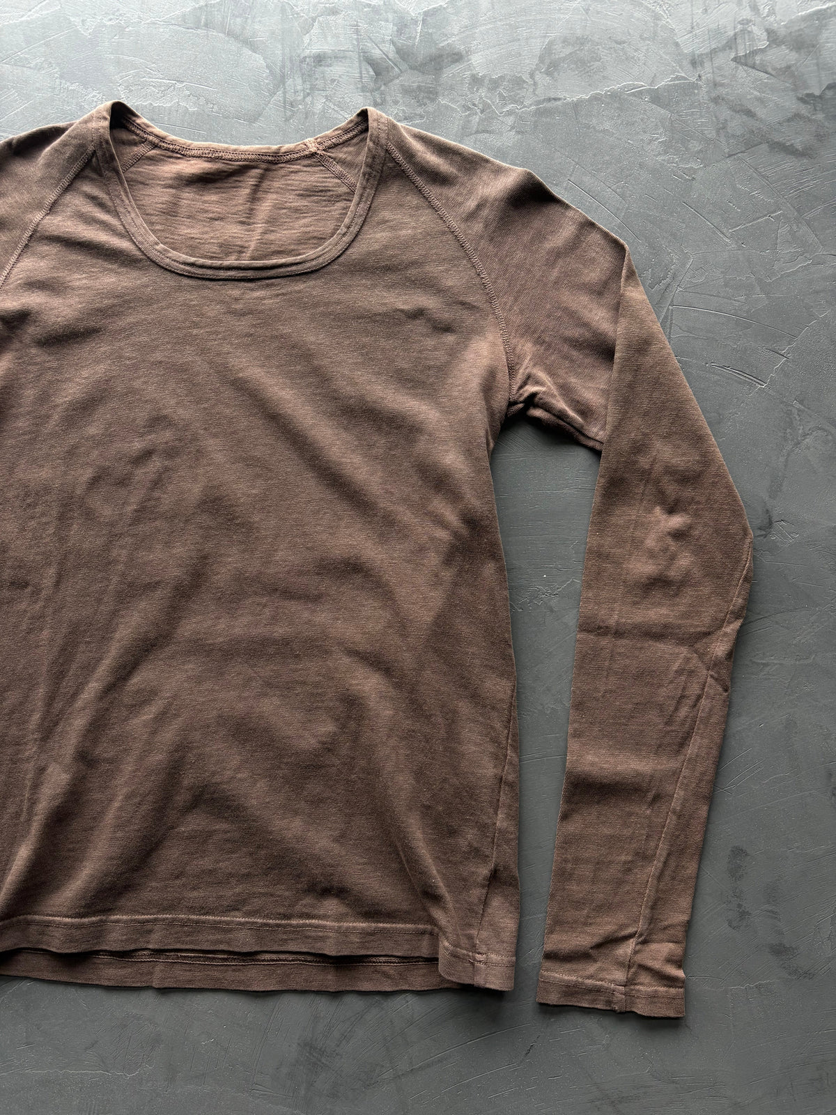 Faded Brown L/S T-Shirt