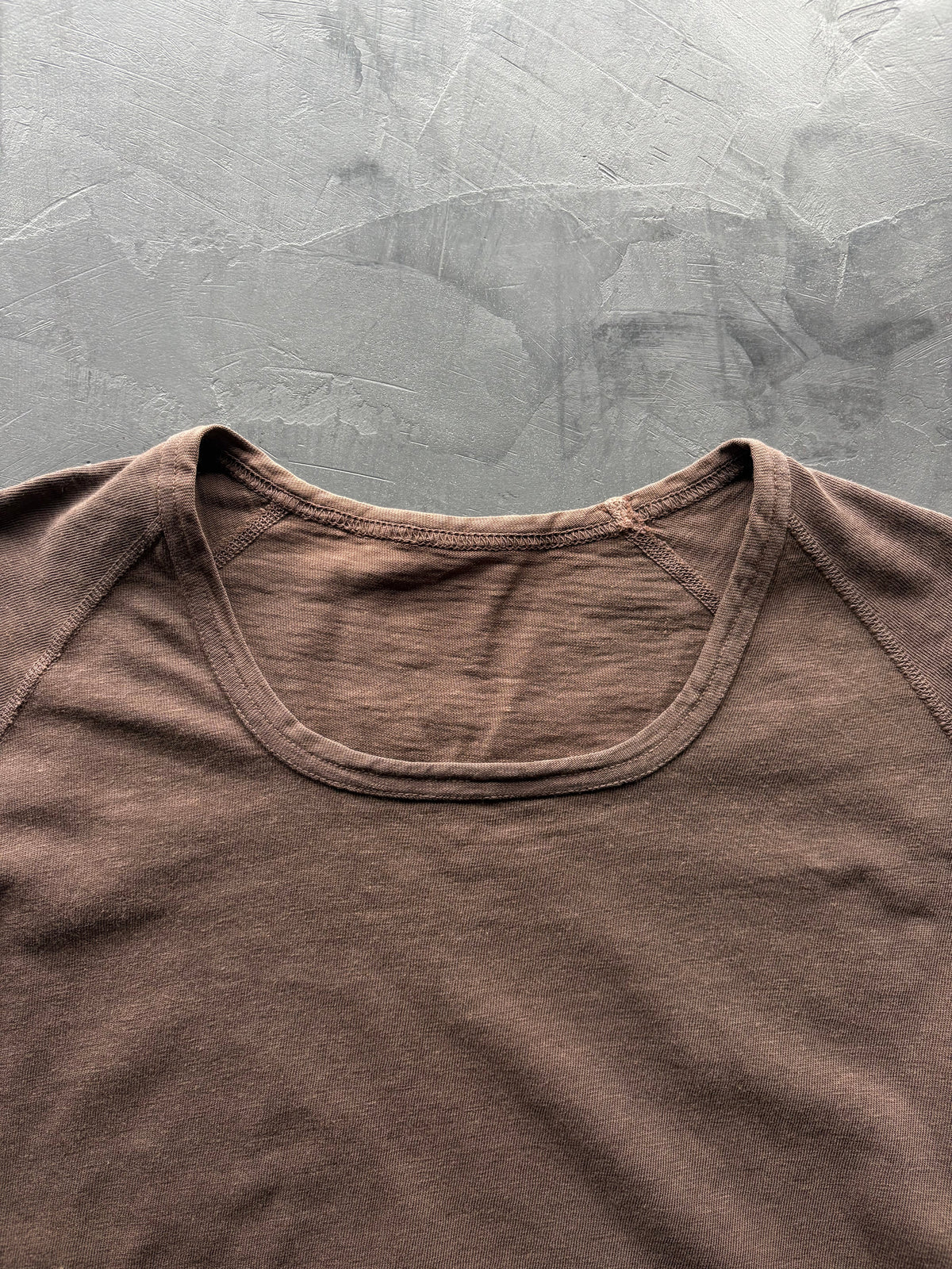 Faded Brown L/S T-Shirt