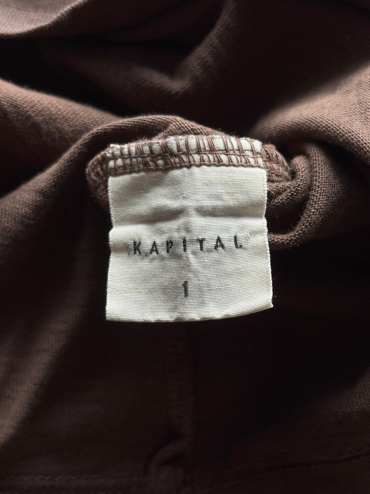 Faded Brown L/S T-Shirt