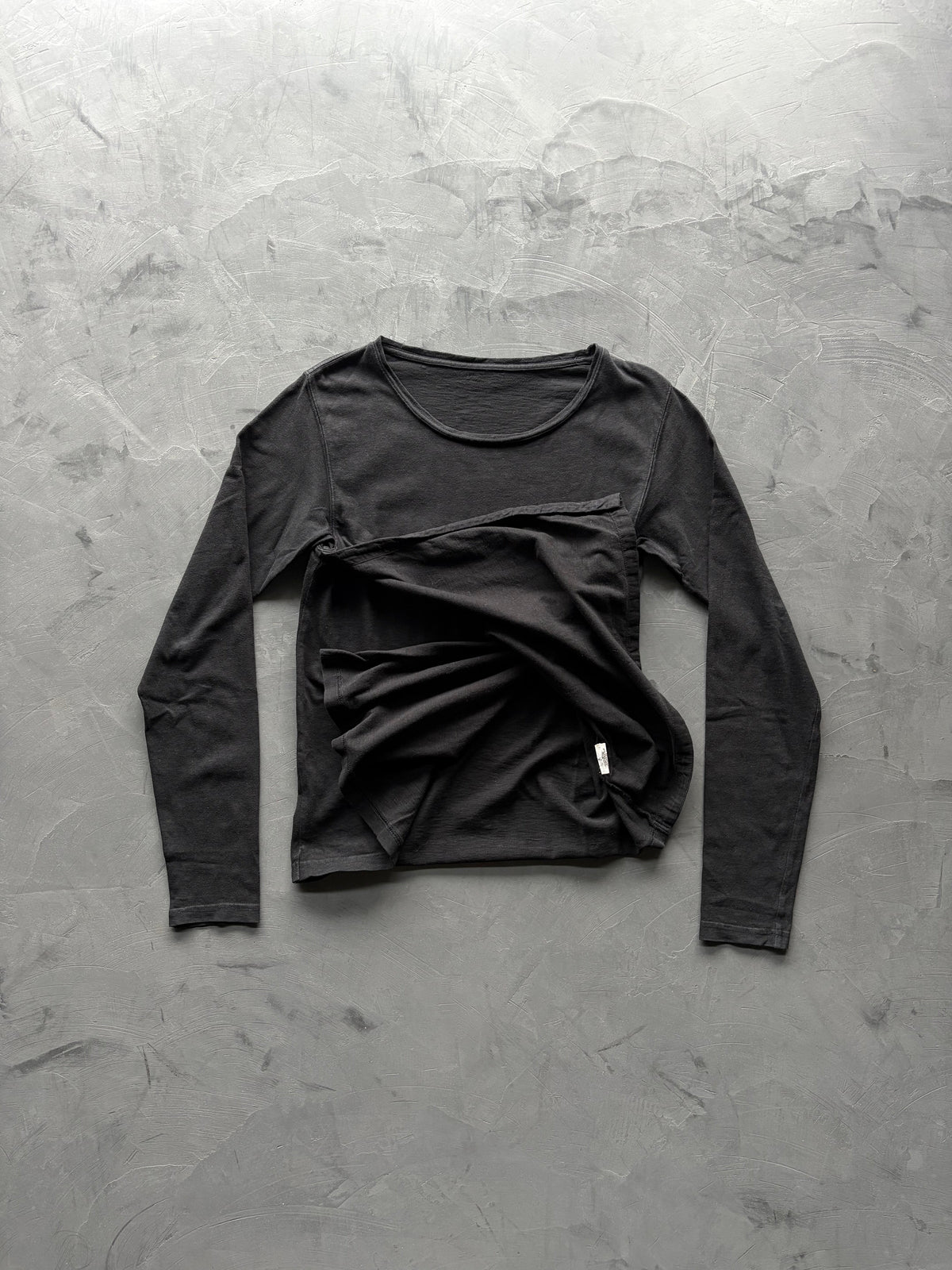 Double Front Wrap L/S T-Shirt M