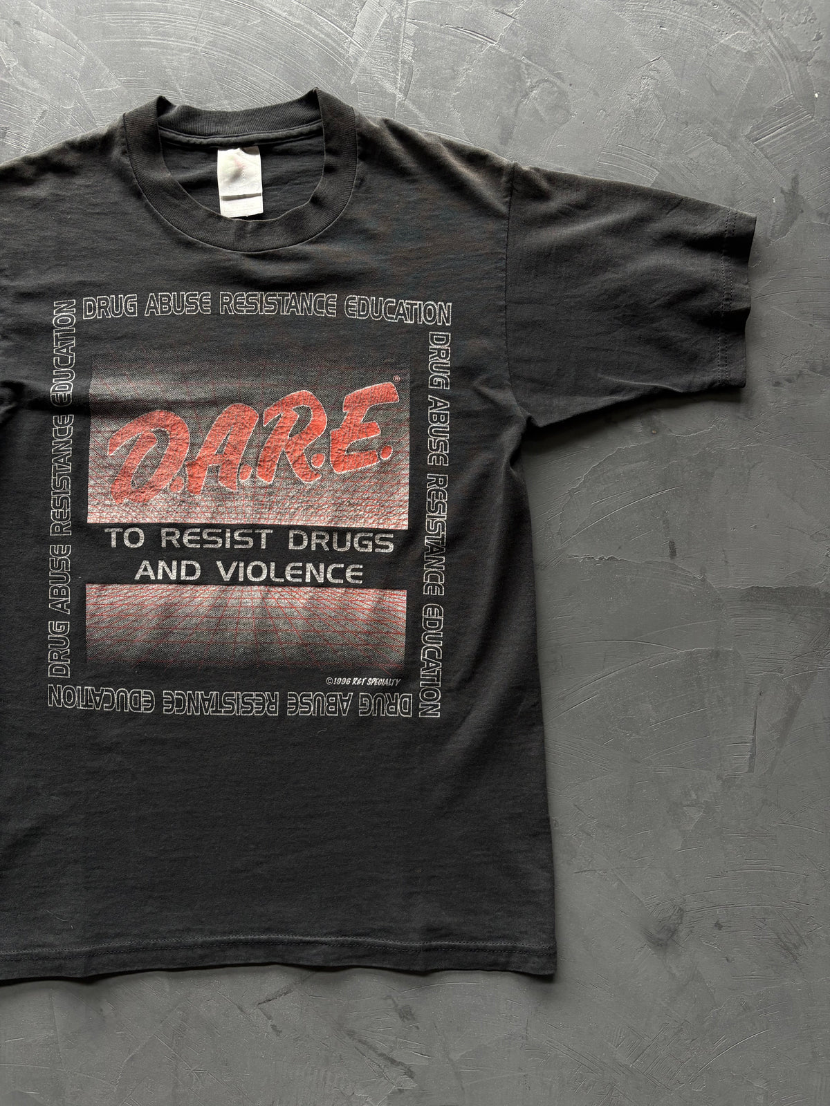 Graphic "D.A.R.E To Resist" T-Shirt