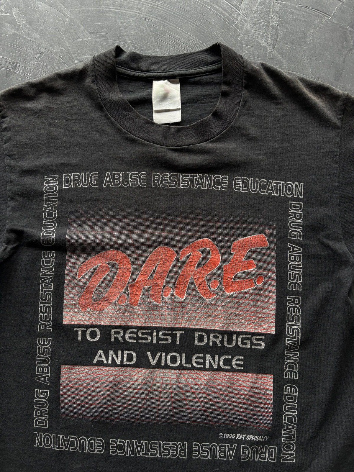 Graphic "D.A.R.E To Resist" T-Shirt
