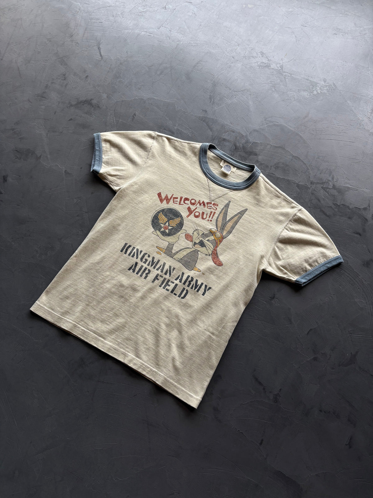 "Bugs Bunny" Graphic Ringer T-Shirt