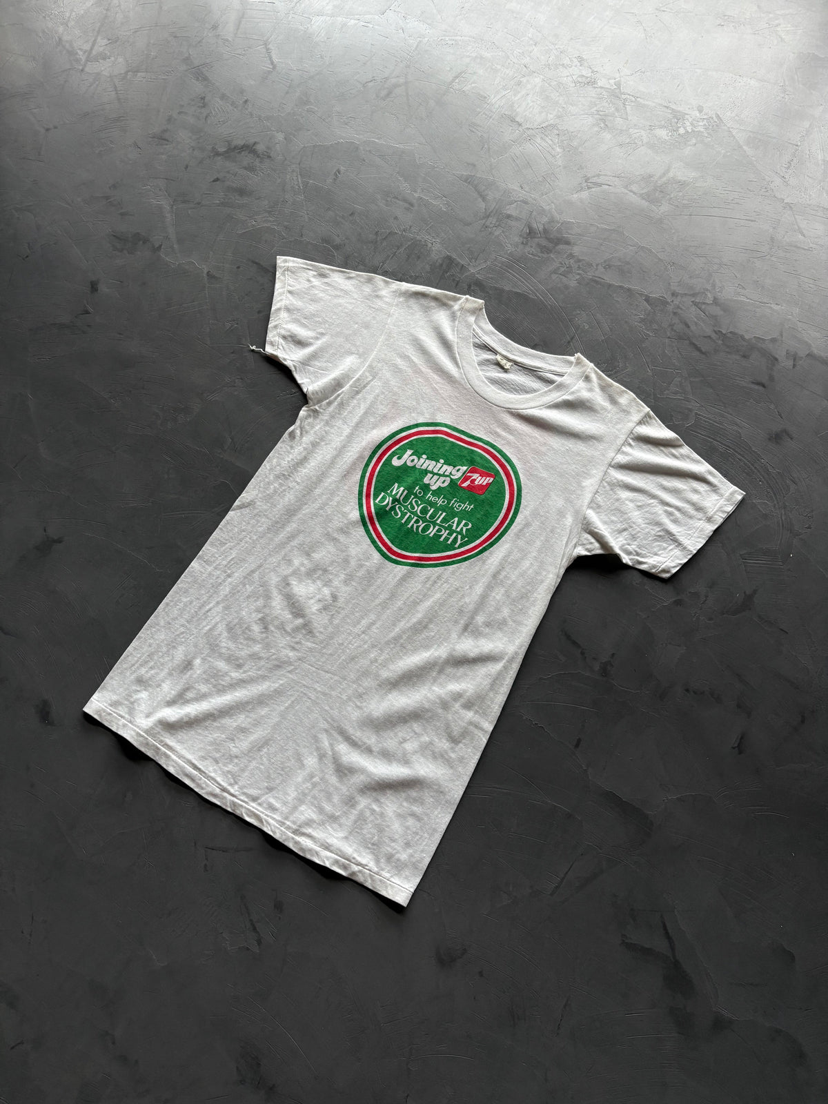 Graphic "7-Up Muscular Distrophy" T-Shirt