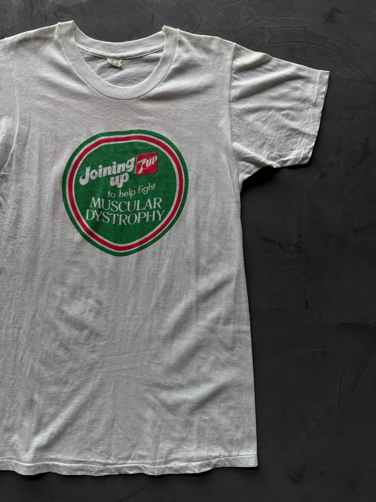 Graphic "7-Up Muscular Distrophy" T-Shirt