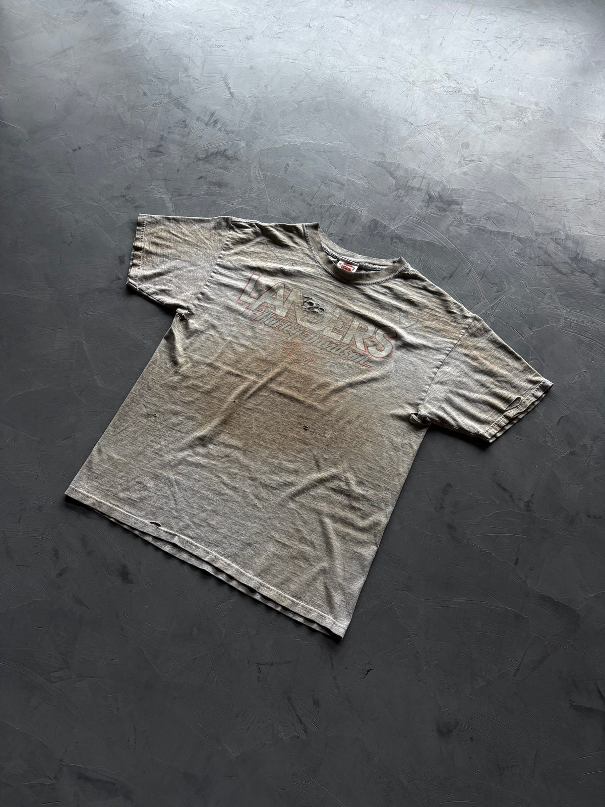 Graphic "Landers Harley Davidson" T-Shirt