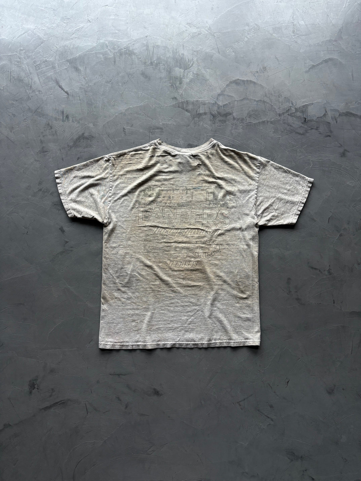 Graphic "Landers Harley Davidson" T-Shirt