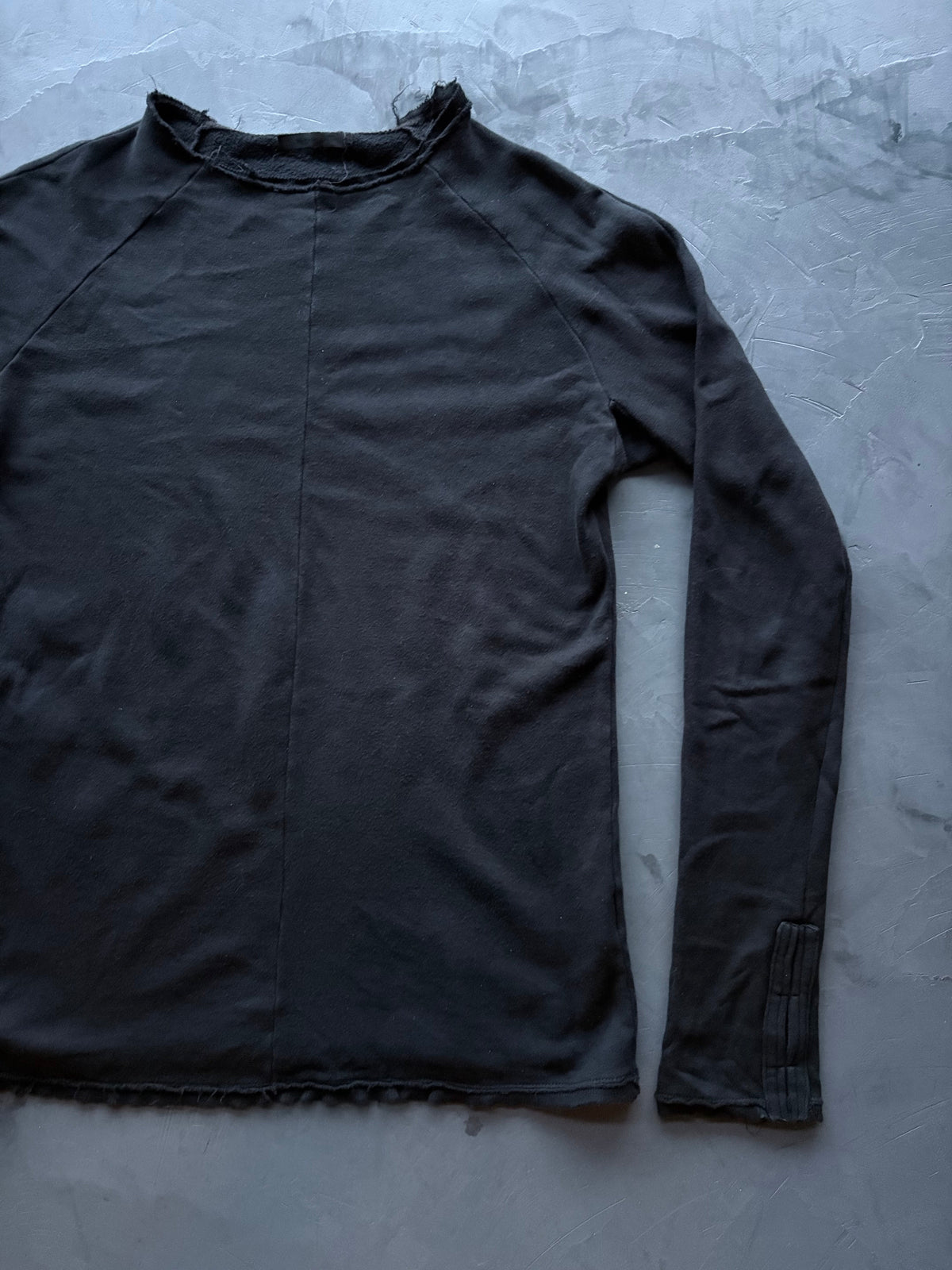 Cotton/Yak Black Sweatshirt