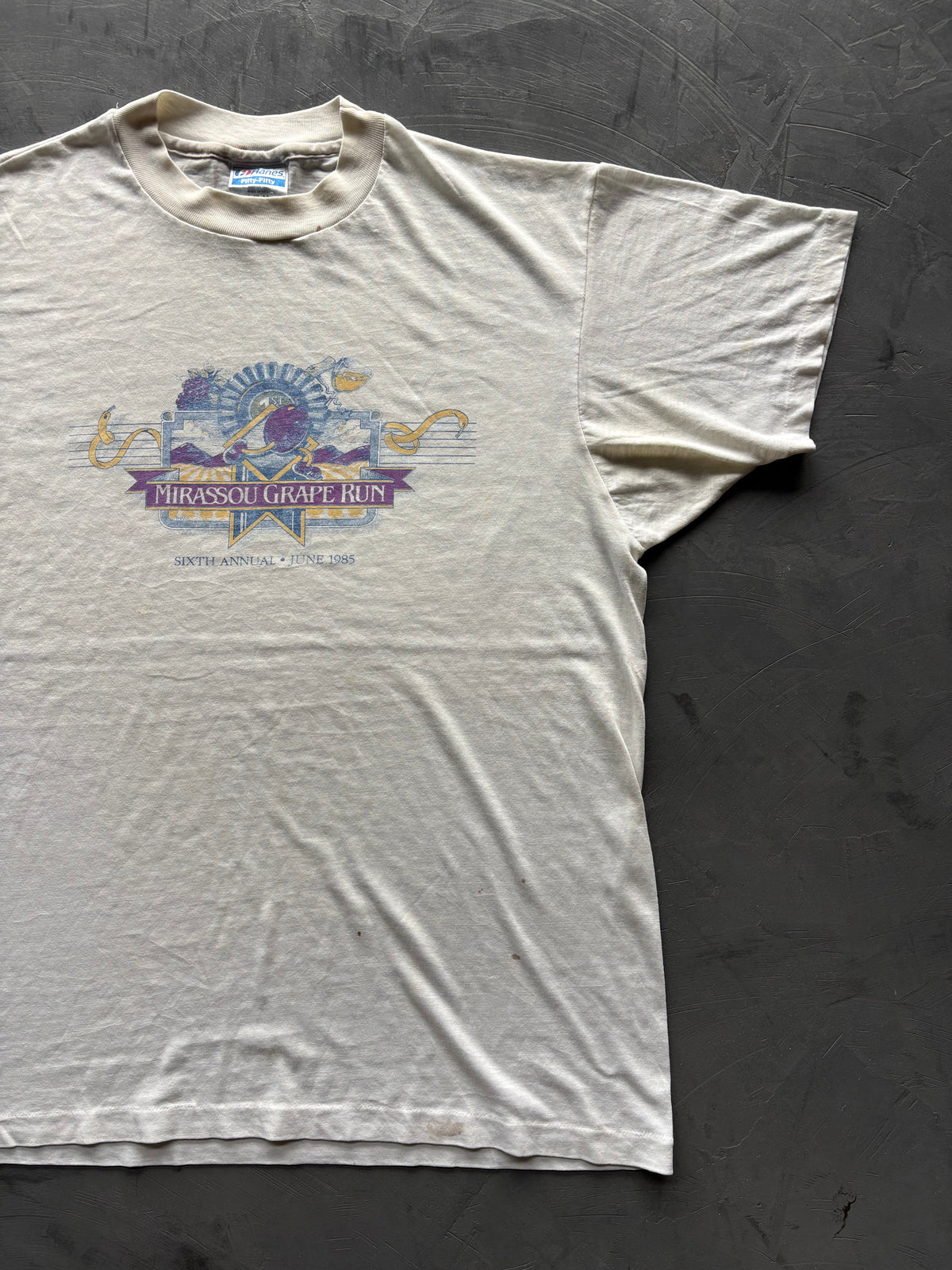 Graphic "Missarou Grape Run" T-Shirt