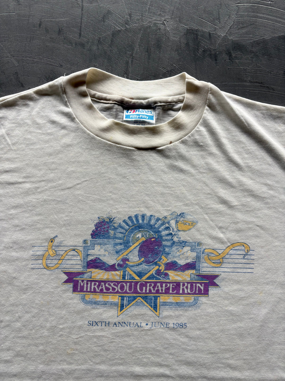 Graphic "Missarou Grape Run" T-Shirt