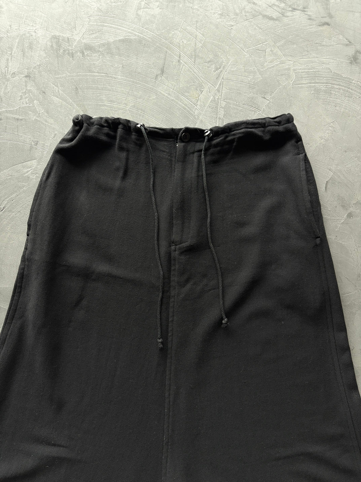 Wool Gabardine Long Crotch Skorts