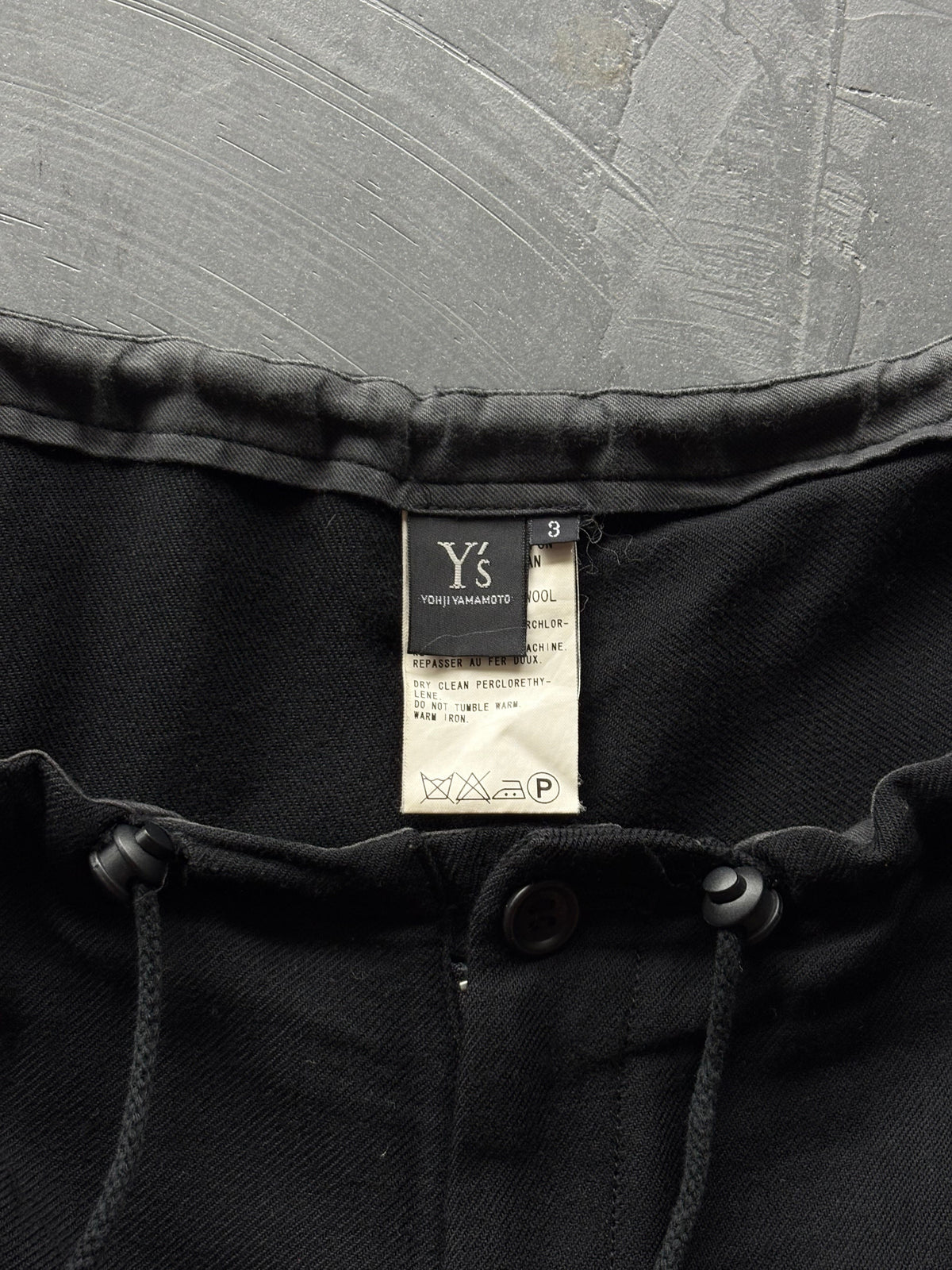 Wool Gabardine Long Crotch Skorts