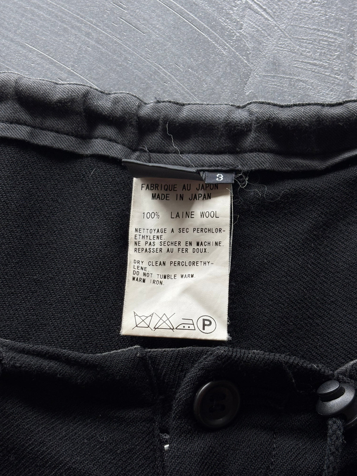 Wool Gabardine Long Crotch Skorts