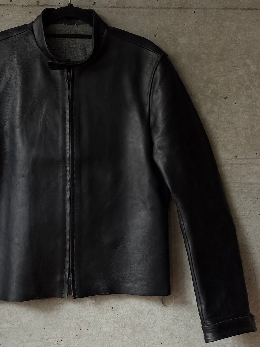 Carpe Diem Horse Leather Black Rider Jacket