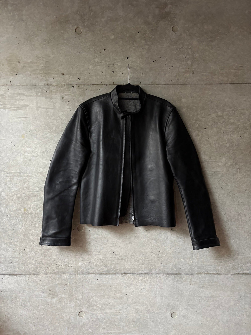 Carpe Diem Horse Leather Black Rider Jacket