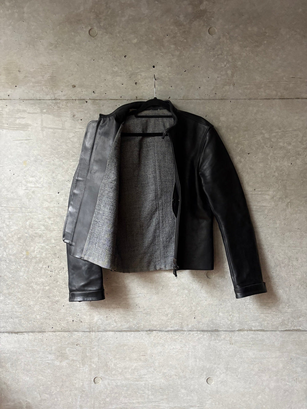 Carpe Diem Horse Leather Black Rider Jacket