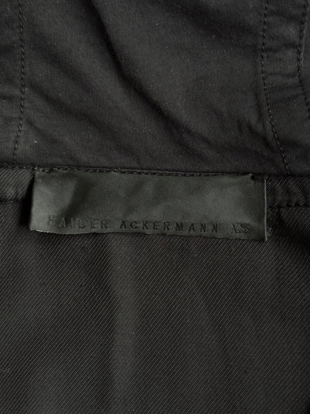 Haider Ackermann Distressed Hem Zip Hoodie