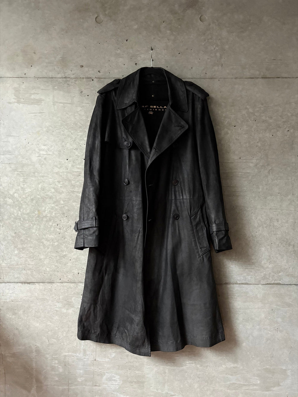 Isaac Sellam Experience Leather Trench Jacket