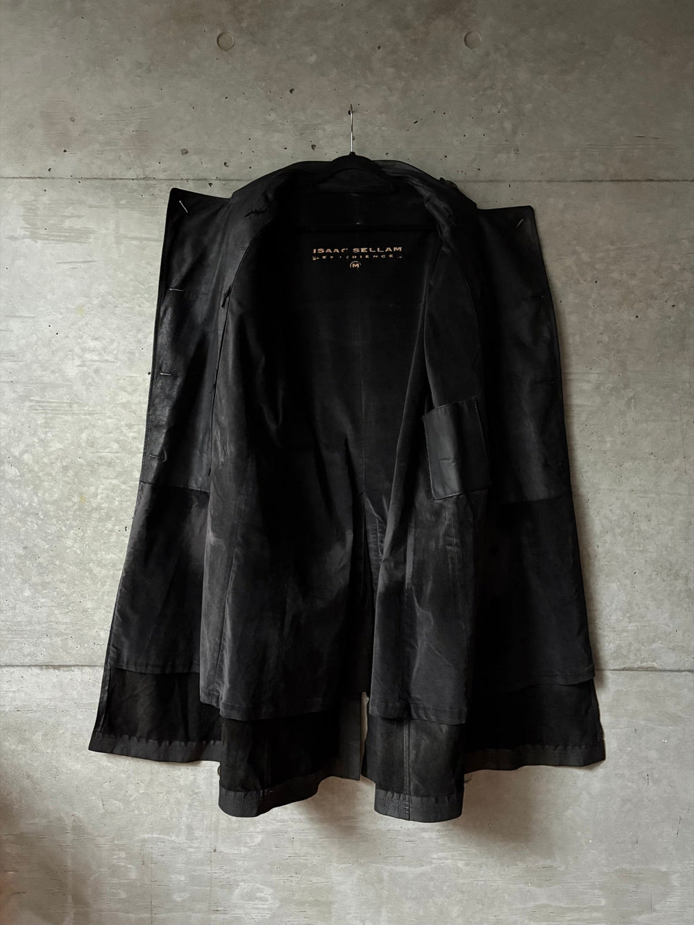 Isaac Sellam Experience Leather Trench Jacket