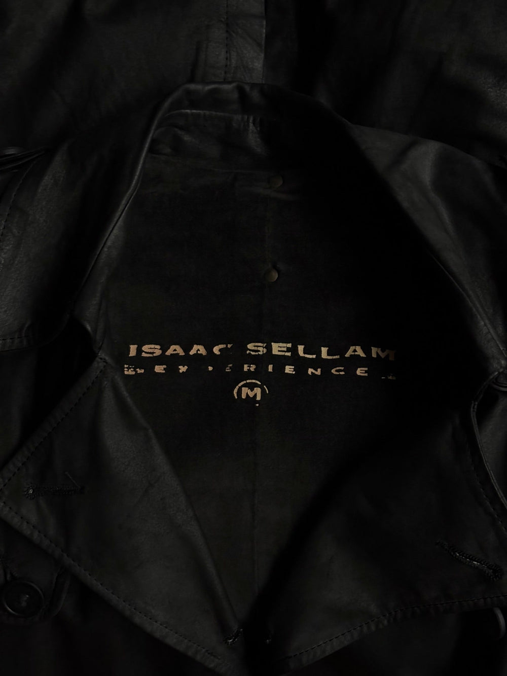 Isaac Sellam Experience Leather Trench Jacket