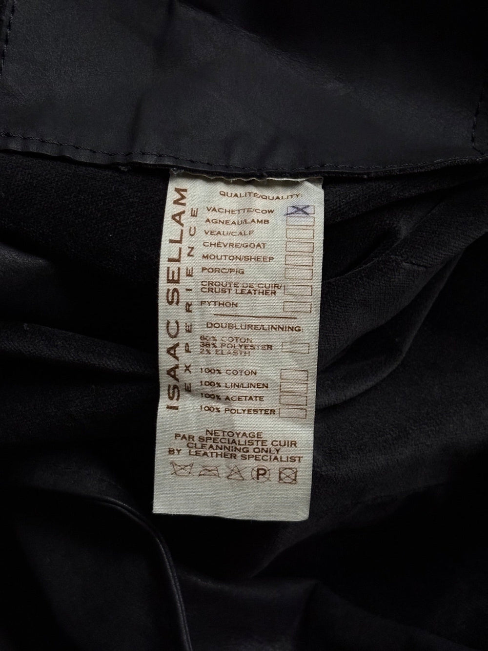 Isaac Sellam Experience Leather Trench Jacket