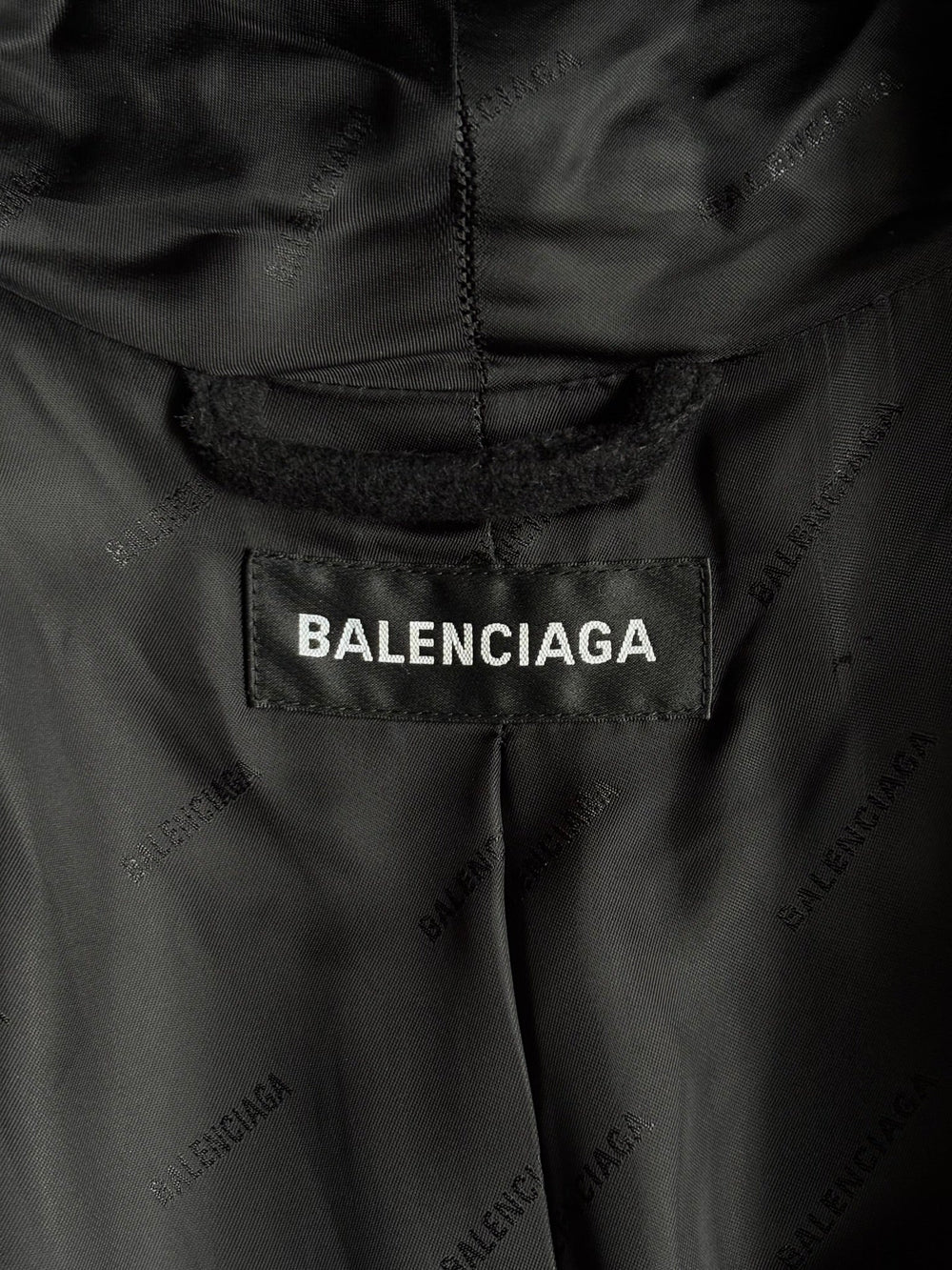 Balenciaga Couture Cashmere Hooded Long Coat