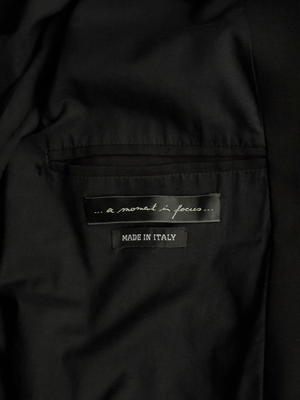 A Moment In Focus Wool Gabardine Long Coat
