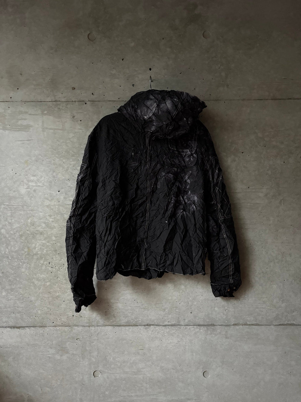 Kanghyuk Wrinkled Airbag Aviator Jacket