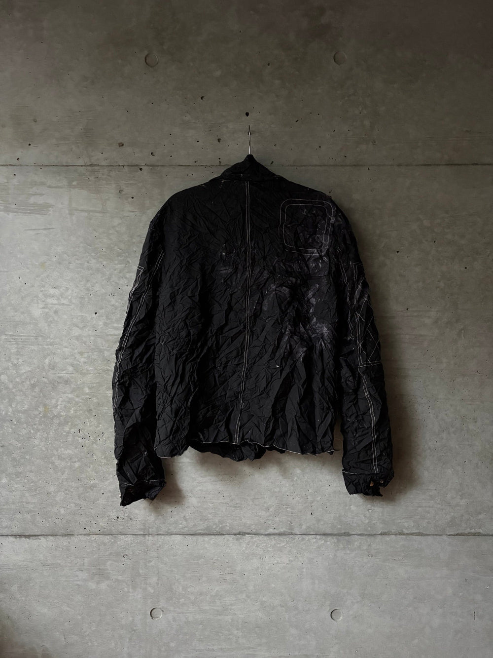 Kanghyuk Wrinkled Airbag Aviator Jacket